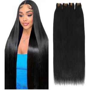 16A Raw Human Hair Bundles 100% Burmese Virgin Straight Bundles Human Hair.